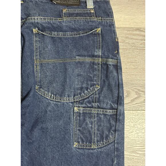 Reliq Industries Carpenter Painter Denim Jeans Pants Y2K Skater - Men’s 38x34 - Picture 2 of 9